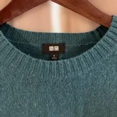 UNIQLO ダークグリーン クルーネックセーター M