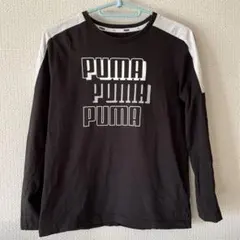 PUMA 長袖カットソー 150 黒 ロンT