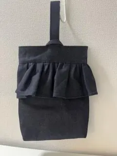 フリル　手提げバッグ　上履き　シューズ入れ