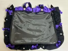 ザッカマート A4 フリルデザイン痛バッグ用トートバッグ