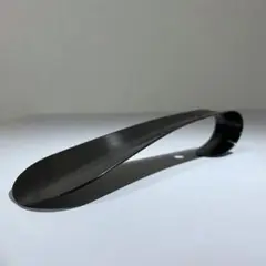 ノワール（黒）真鍮ロング靴べら14.5㎝ 穴あきシューホーン くつべら