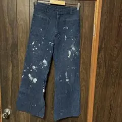 86′ 1986年製 us navyセーラーパンツ IDEALジップ - メルカリ