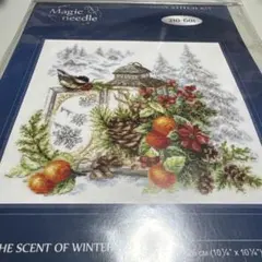 クロスステッチ図案 The Scent of Winter 残り糸付き