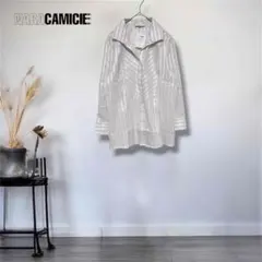 新品✨ナラカミーチェ◎マルチストライプ　ストレッチシャツ IIのサムネイル