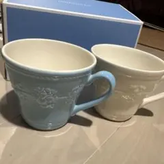 【未使用】ウェッジウッド ペアマグカップ