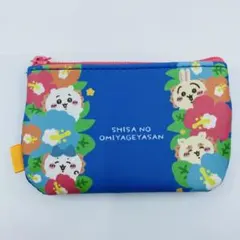 ちいかわ シーサーのおみやげやさん 片面メッシュ　ミニポーチ