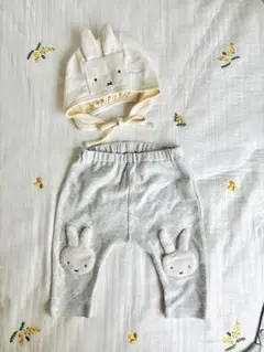 ミッフィー帽子とミッフィーパンツセット