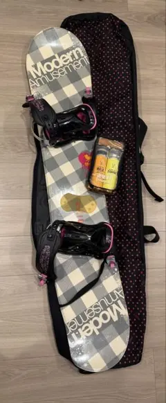 Modern Amusement スノーボード　ビンディング　ワックス　4点