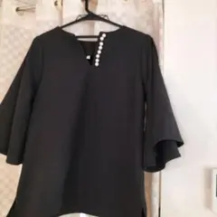 完売CoCaフレアスリーブトップス Mサイズ
