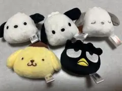 サンリオ フェイスマスコット ポチャッコ ポムポムプリン ばつ丸