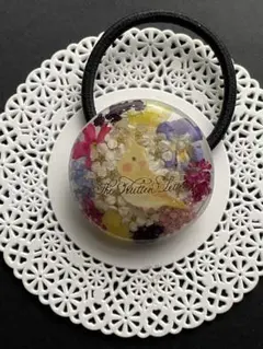 ハンドメイド レジン ヘアゴム インコ No.55 - メルカリ