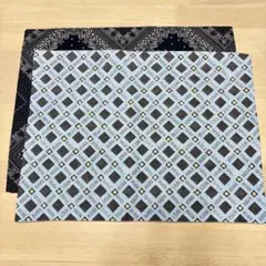 (Y)ハンドメイドランチョンマット 2枚セット おおよそ45×35