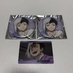 Dr.stone ドクスト ホログラム缶バッジ あさぎりゲン - メルカリ