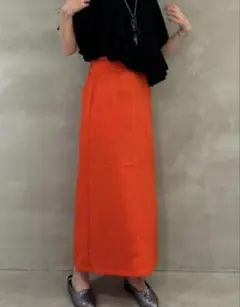 CIAOPANIC TYPY オレンジ タイトスカート ロング丈のサムネイル