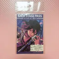 氷鷹北斗 バックステージPASS風ステッカー - メルカリ