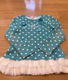 メゾピアノ　ニットカットソー　チュニック　セーター　120cm mezzo