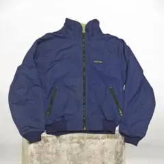 80s USA製 パタゴニア シェルドシンチラ 青　S 三角タグ 希少