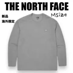 新品⭐️ノースフェイス　ロングTシャツグレー　良質　M 韓国限定