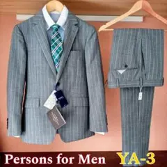 Persons for Men CANONICOウール グレーストライプスーツ