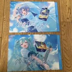 LOTTE 初音ミク 星街すいせいクリアファイル２枚セットのサムネイル