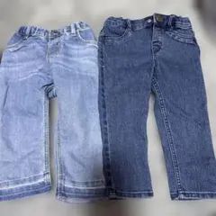 H&M ベビー　デニム２本セット　80cm