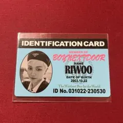 boynextdoor リウ トレカ HOW how ボネクド ボイネク ID