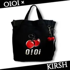 oioi×KIRSH トートバッグ ショルダー さくらんぼ