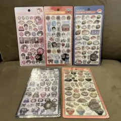 ボンボンドロップシール　和柄　舞妓　忍者