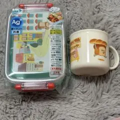 パンどろぼう　お弁当箱　コップセット