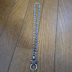 ディールデザインスカル クロス ネックレス