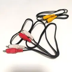 【新品・未使用】RCAケーブル 赤白黄