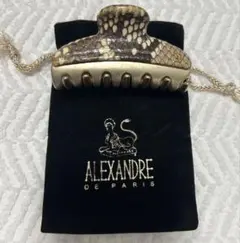 Alexandre de Paris べっ甲柄 ラインストーン ヘアクリップ - メルカリ