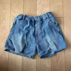 デビロック　デニム　ショートパンツ キュロット　130cm