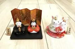 光堂作 雛人形 うさぎ 飾りセットのサムネイル