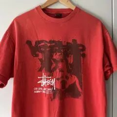 サンフェード old stussy メキシコ製 Lサイズ レッド
