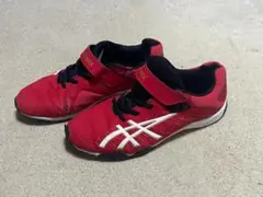 asics スニーカー トレーニングシューズ レッド 25.0cm