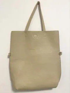 【美品】KBF+ トートバッグ　2WAY ベージュのサムネイル