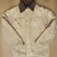 Carhartt 80〜90sダック地 ワークジャケット ブラウン Lサイズ