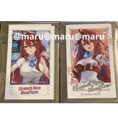 2種 チェキ　エリザベス・ローズ・ブラッドフレイム ホロライブ　エキスポ