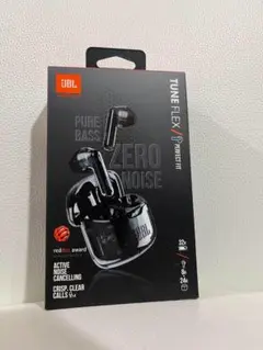 【未使用/未開封】JBL TUNE FLEX ブラック ワイヤレスイヤホン JBL Tune Flex Ghost Edition | 2ウェイオープンイヤー完全