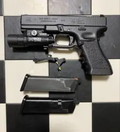 Glock 26+ G&G サイレンサーカスタム ホルスター付き - メルカリ
