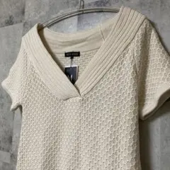 ミッシュマッシュ ニットチュニック　オフホワイトのサムネイル