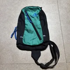 Adidas キッズ　ミニショルダーバッグ　ナイロン　緑　黒