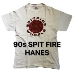 希少 90s スピットファイア ヴィンテージ Tシャツ L 白 オールド 