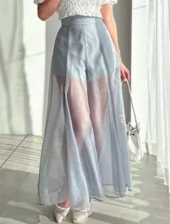 RESEXXY シアーワイドパンツ