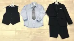 CHOPIN キッズ　フォーマルスーツセット 120cmネイビー