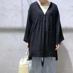 26日まで最終価格⑳レプシィム　2WAYギャザーチュニックワンピース