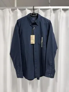 未使用品　２枚セット 長袖シャツ ネイビー L 白シャツ 試着のみです。のサムネイル