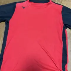 MIZUNO サッカーシャツ レッド ブラック XL