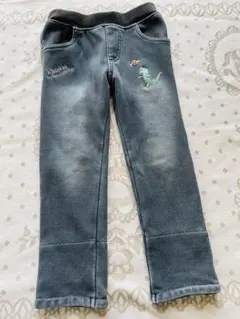 Kladskap⭐︎あたたかロングストレートパンツ ソフトデニム 110